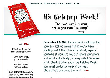 Ketchup Week